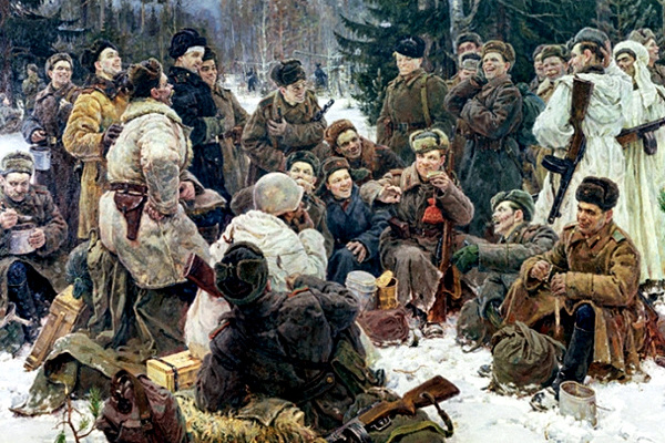 Непринцев Ю. М. Отдых после боя. 1951 г.