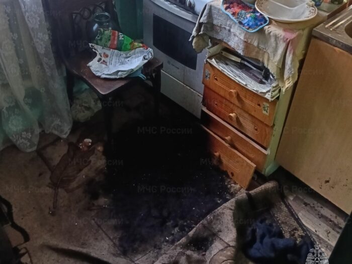 Пожар на кухне в Судогде тушили ввосьмером