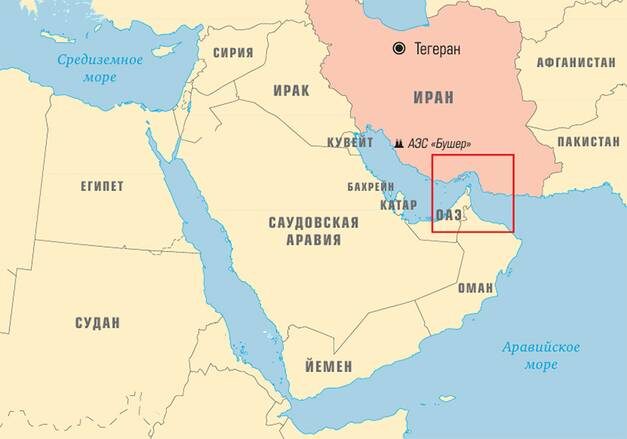    : Диспозиция Ирана на Ближнем Востоке