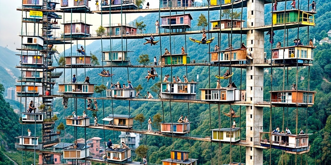 Когда я увидел эти дома, подумал — фотошоп. Но люди там действительно живут