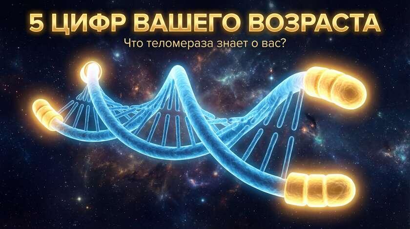 "Этот счётчик — теломера. А подкрутить его может только один фермент — теломераза. "