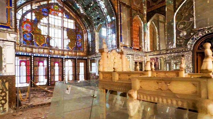    TASNIMNEWS/TASS Дворец Голестан, объект Всемирного наследия ЮНЕСКО, пострадал от военных ударов США и Израиля 3 марта 2026 года