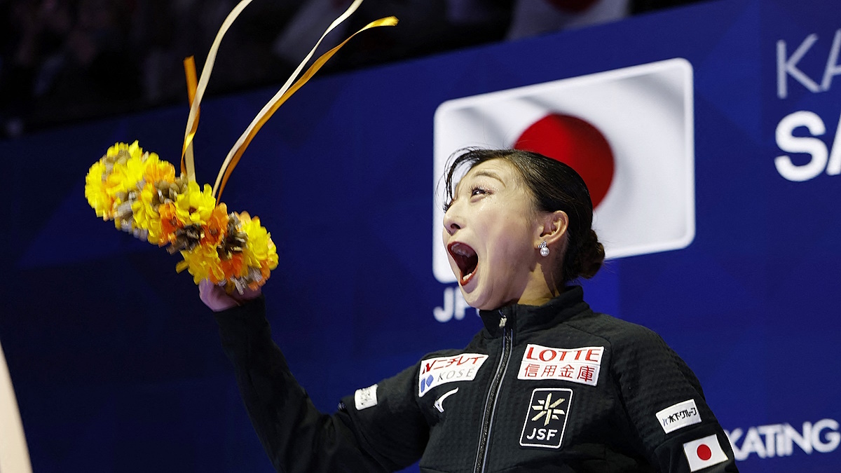    Каори Сакамото выиграла чемпионат мира 2026 года. И ушла на покой. REUTERS/David W Cerny