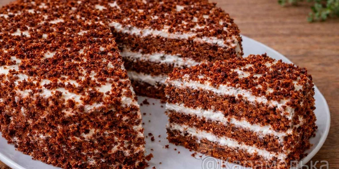 Торт "Чёрный принц" — тот самый домашний, из детства