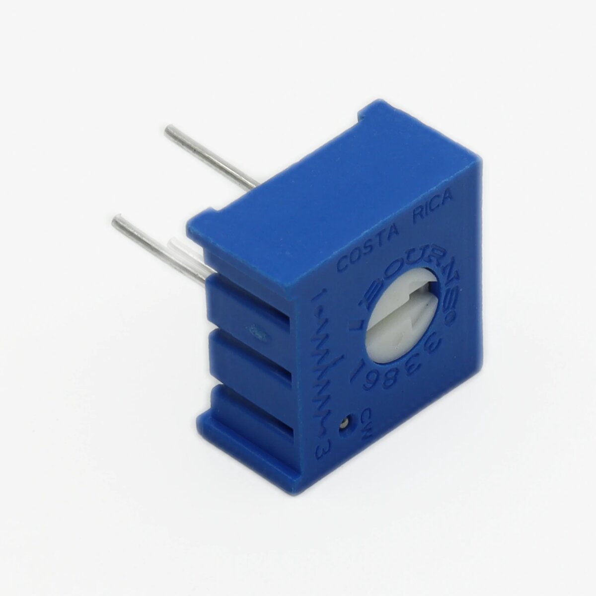    Обзор подстроечного потенциометра 3386P-1-103LF: особенности верхней регулировки