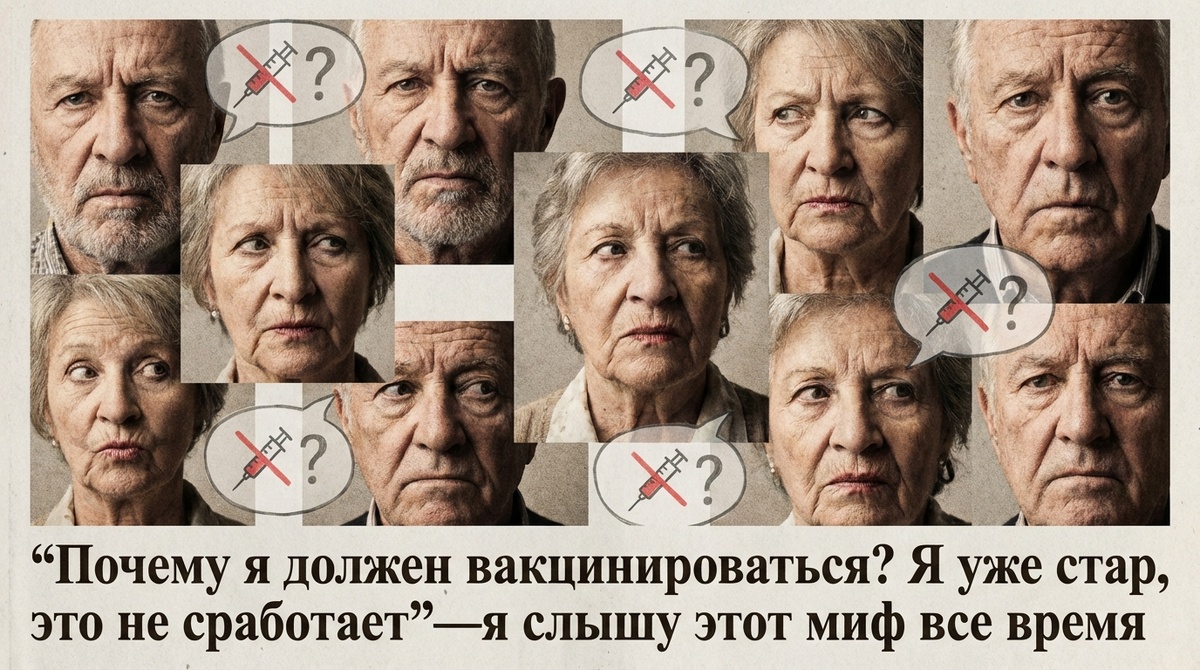 «Зачем мне прививаться, я же уже старенький, не сработает» 