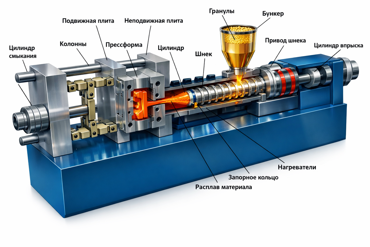 Устройство Термопластавтомата