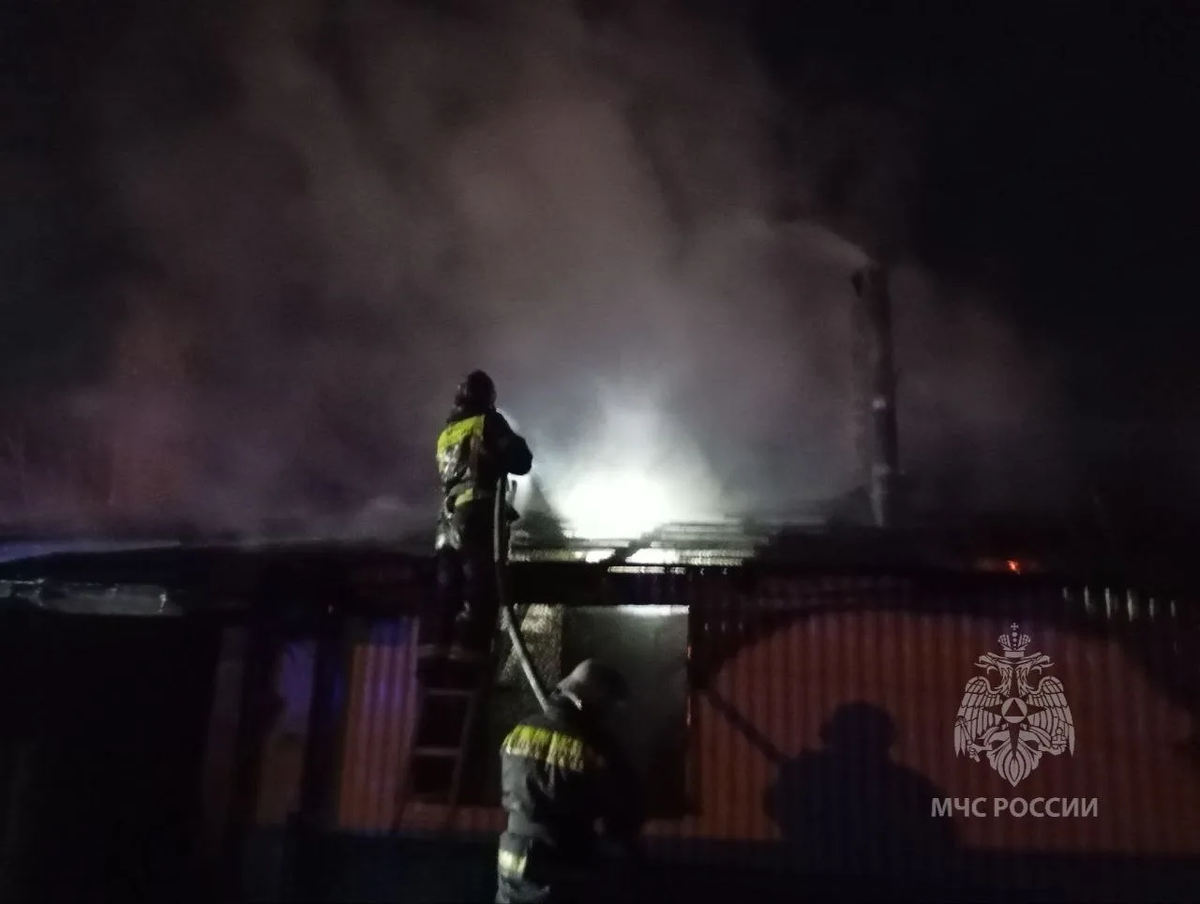     Мужчина пострадал при пожаре в Красноярском крае