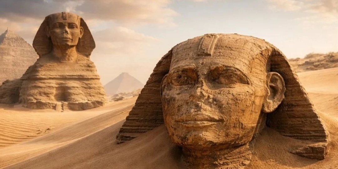 Их  два, ещё один сфинкс пока скрыт, но возможно найден. Что рассказали эксперты?