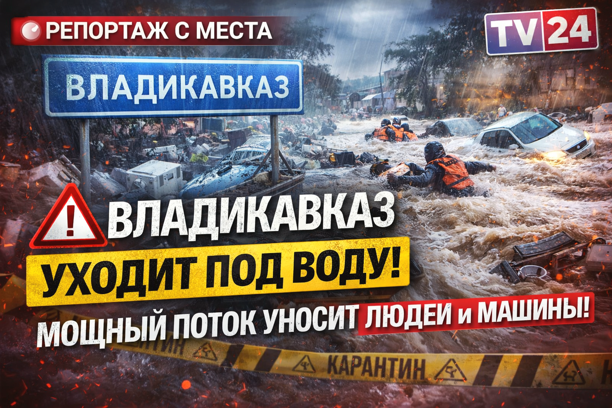  ВЛАДИКАВКАЗ УХОДИТ ПОД ВОДУ? ЛИВНИ БЬЮТ ПО КАВКАЗУ — ЧТО ПРОИСХОДИТ ПРЯМО СЕЙЧАС?