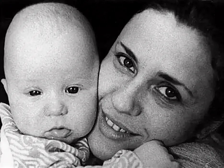 Валентина Толкунова с сыном