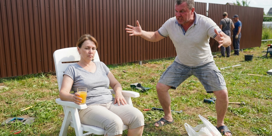 Как жена проучила мужа, который 10 лет обещал починить забор