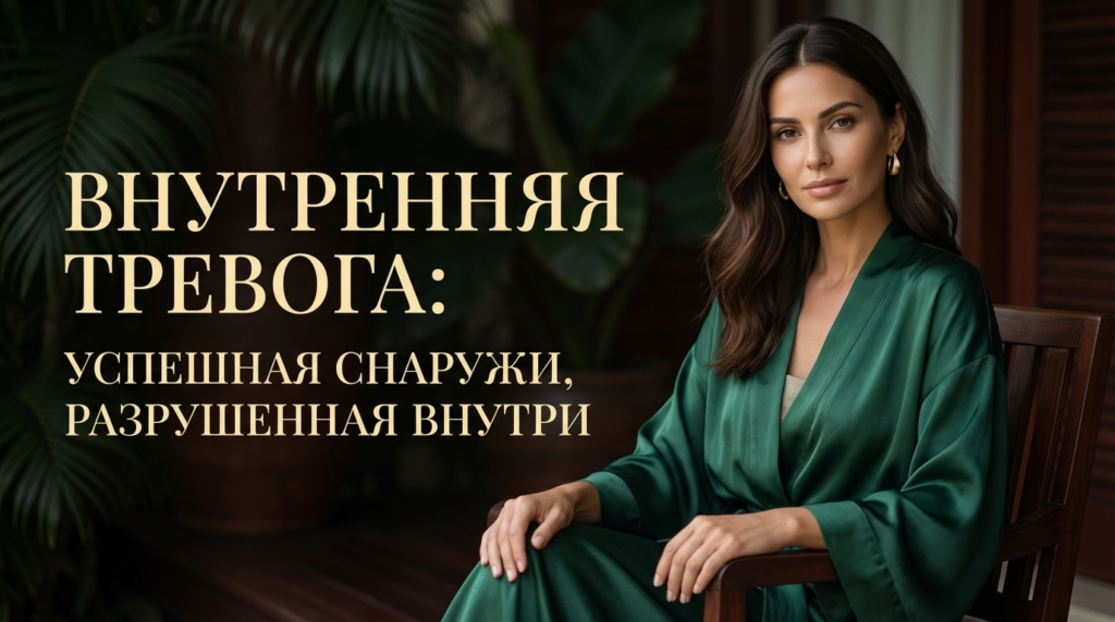    Иллюстрация, отображающая внутреннее состояние человека, успешного на виду, но испытывающего внутренние проблемы. Татьяна Костова