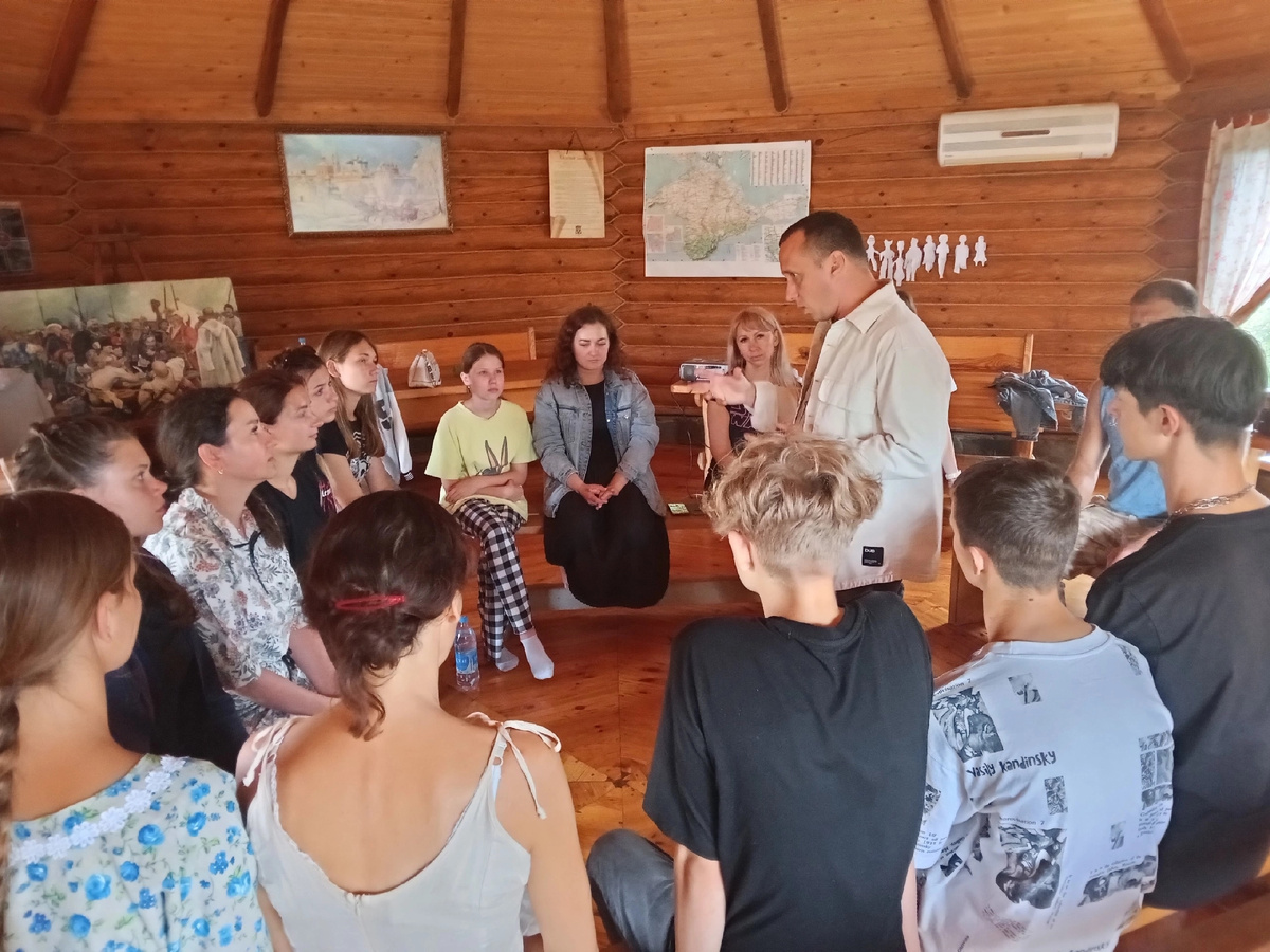 Встреча коллективов Казачья справа и Родные Напевы 2023 год Крым эко-комплекс Бурульча 