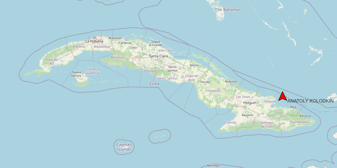 Российский танкер "Анатолий Колодкин" прорвал блокаду Кубы...