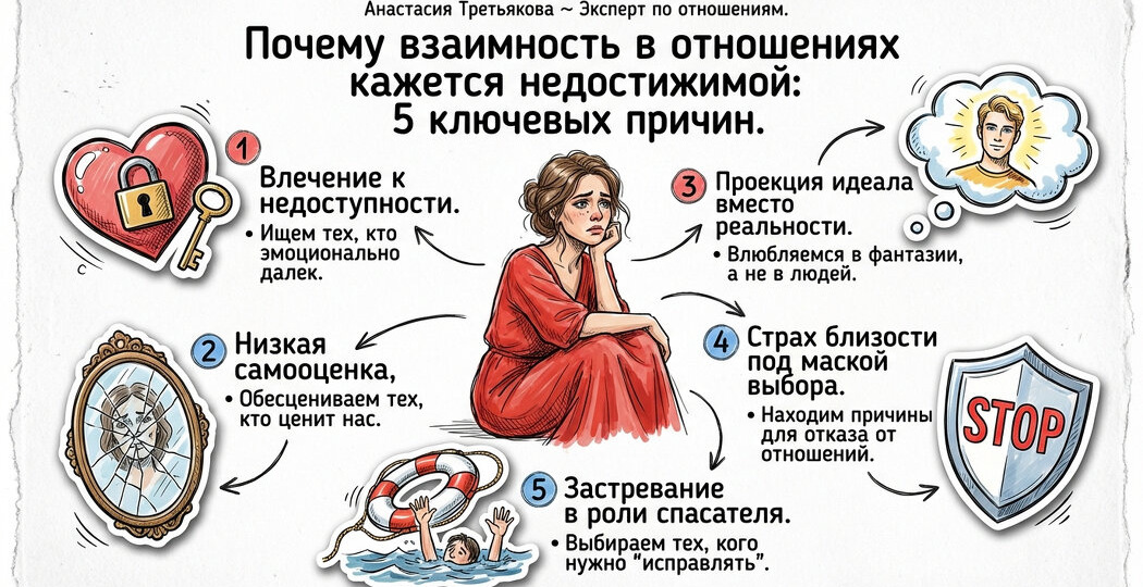 Кому нравлюсь я, не нравятся мне, а те кто мне нравятся, я им не нравлюсь: 5 причин