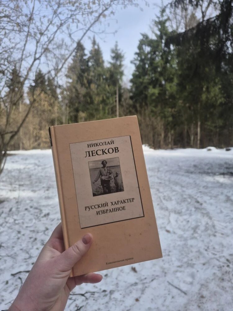 Книжка со мной на прогулке в лесу