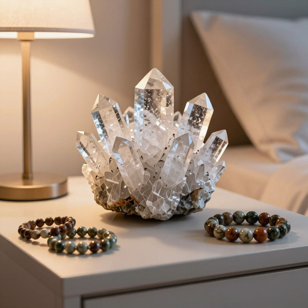 друза горного хрусталя