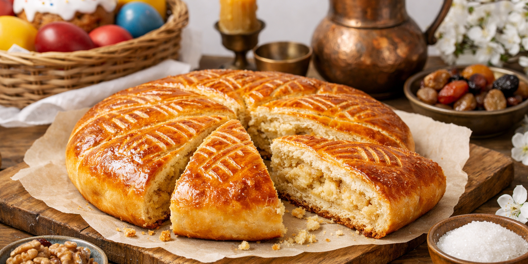 Армянская гата на Пасху - мягкая, слоистая, с той самой сладкой начинкой внутри