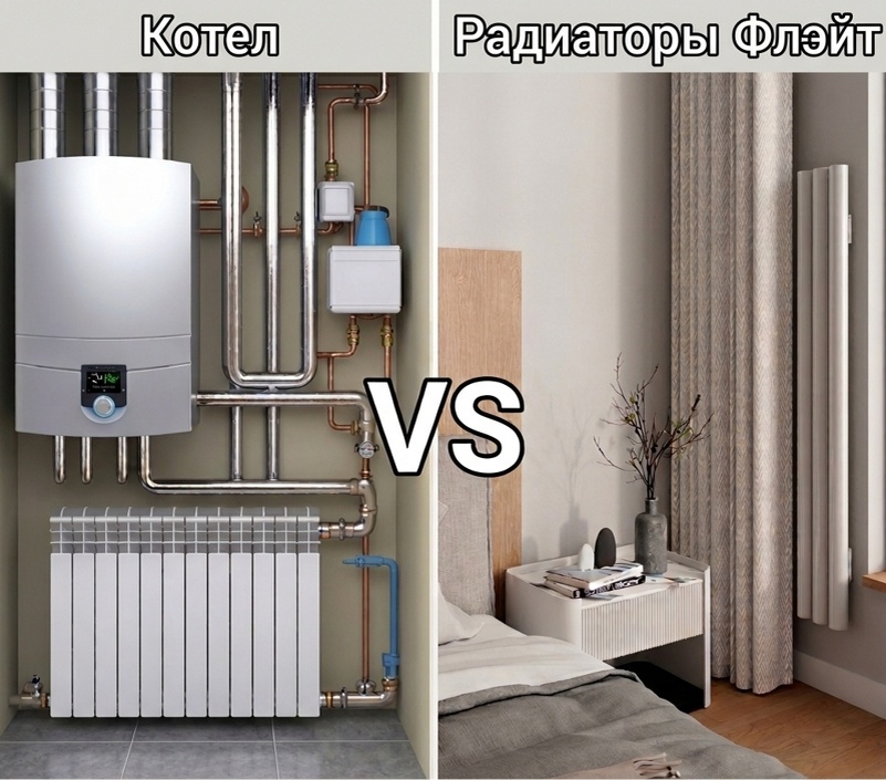 Сравнение: Электрический котел и радиатор ФЛЭЙТ