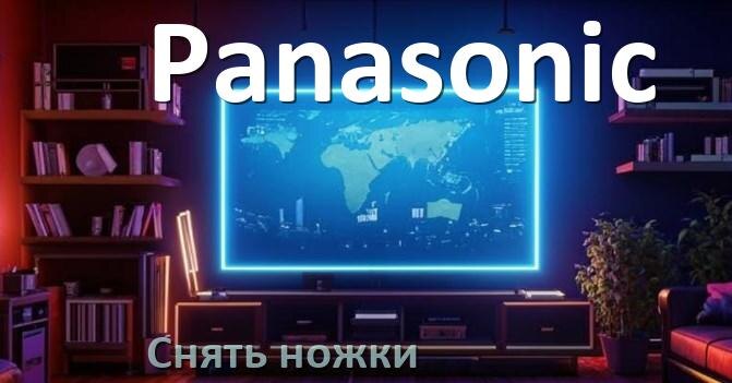 
Как у телевизора Panasonic снять ножки