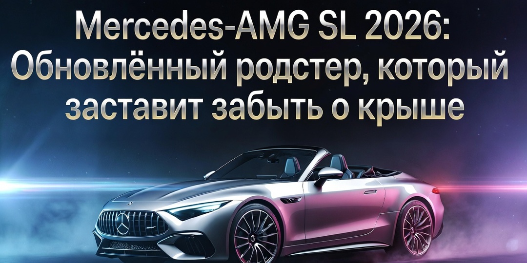 Mercedes-AMG SL 2026: Обновлённый родстер