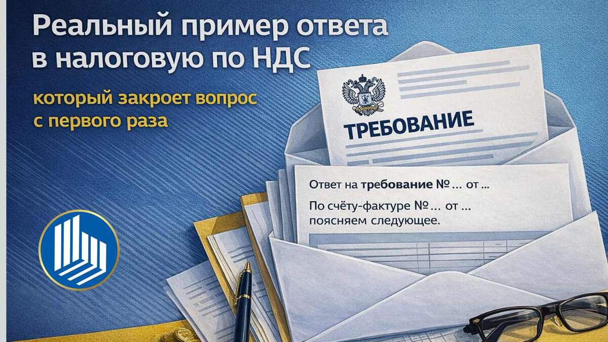 Реальный пример ответа в налоговую по НДС 