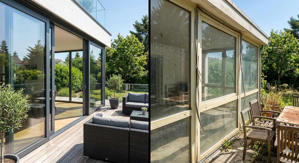 Сравнение алюминиевых окон и пластиковых