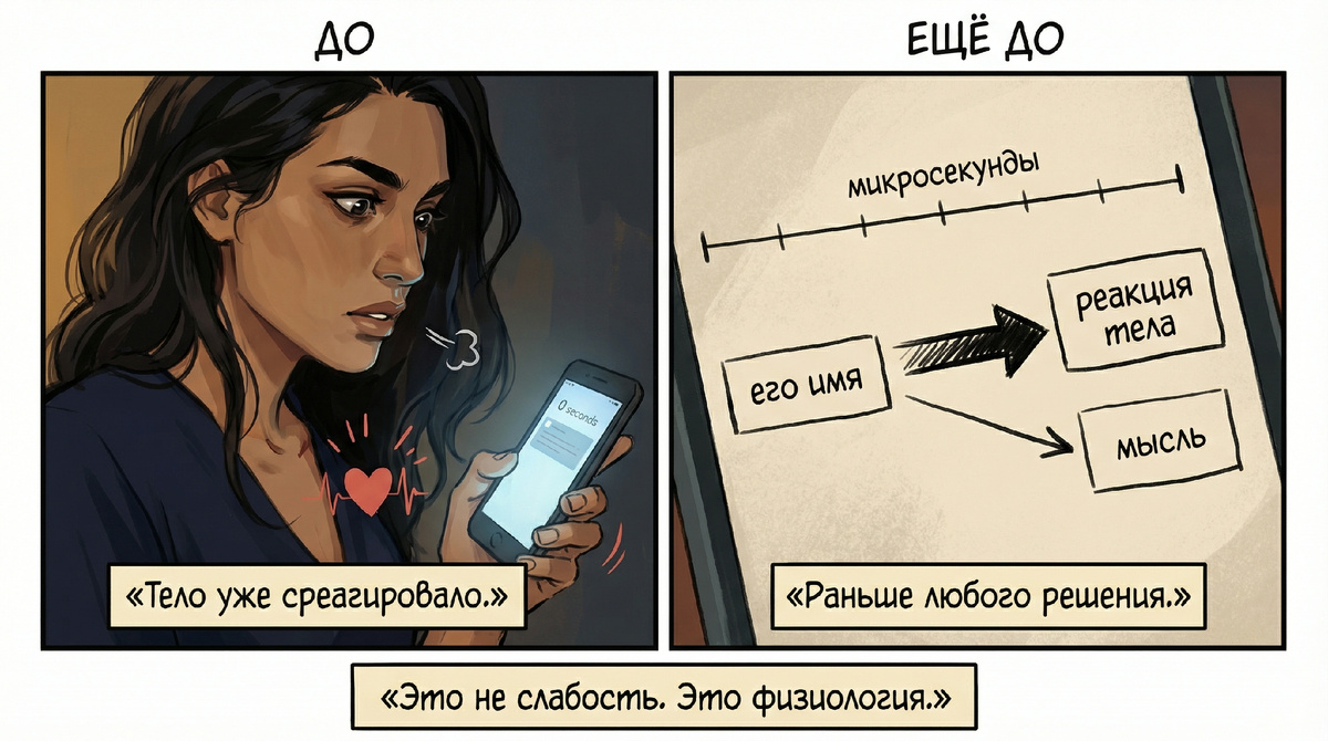 Почему так сложно не отвечать бывшему — нервная система реагирует первой