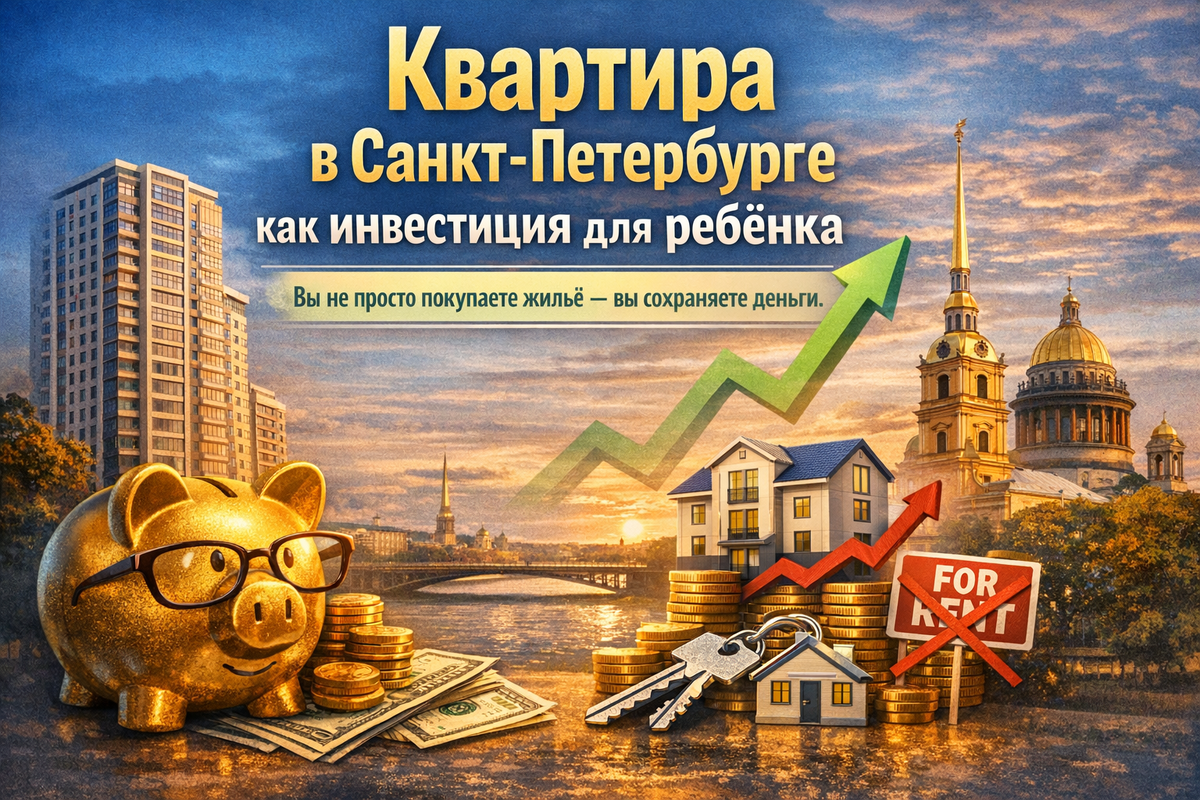 Квартира в Санкт-Петербурге как инвестиция для ребёнка 