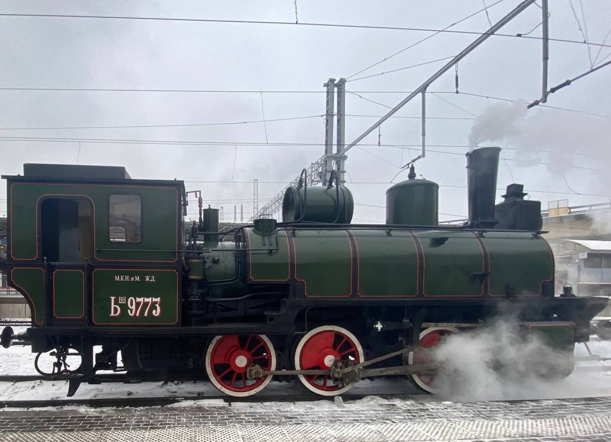 Паровоз серии Ь»вн№9773.