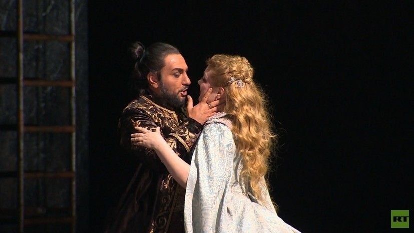 Сцена из оперы "Отелло" в Большом театре, фотография из открытых источников Яндекса