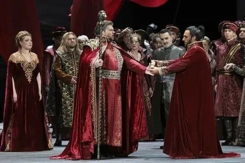 Сцена из оперы "Отелло" в Большом театре, фотография из открытых источников Яндекса