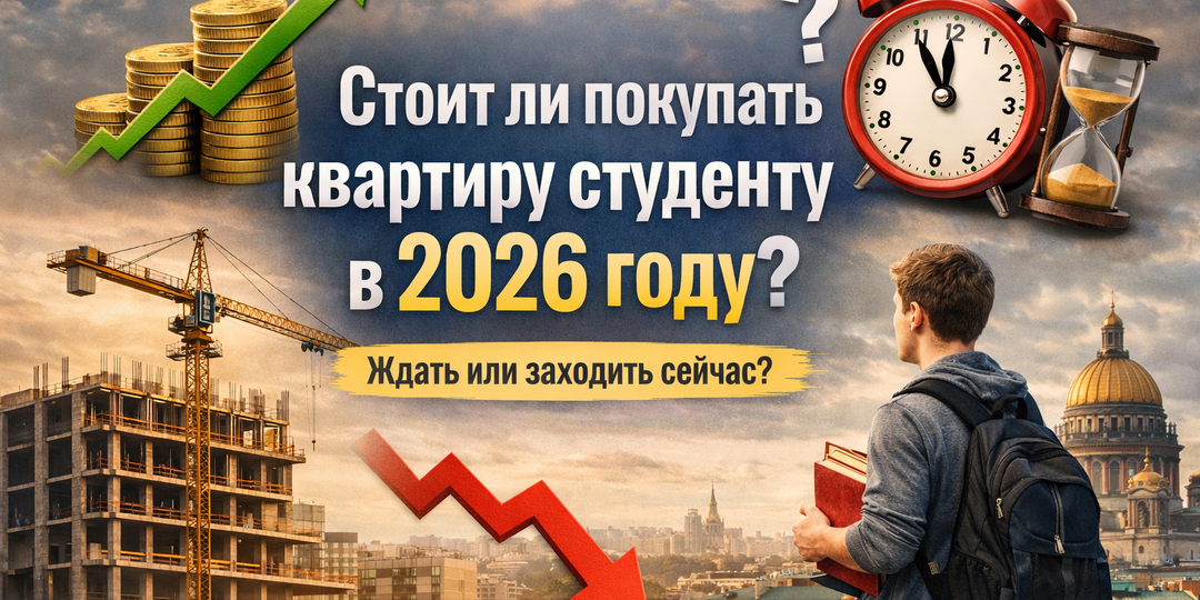 Стоит ли покупать квартиру студенту в 2026 году