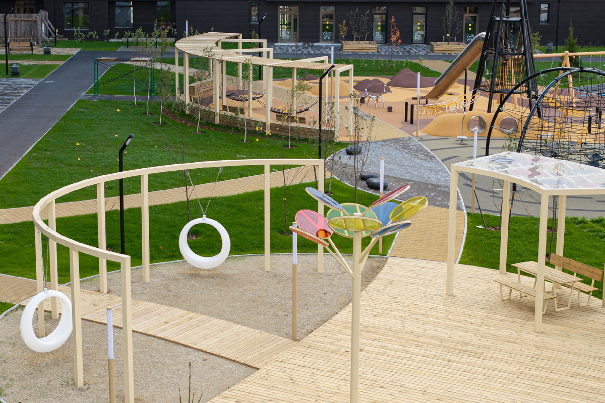 Двор в ЖК «Планета 9»