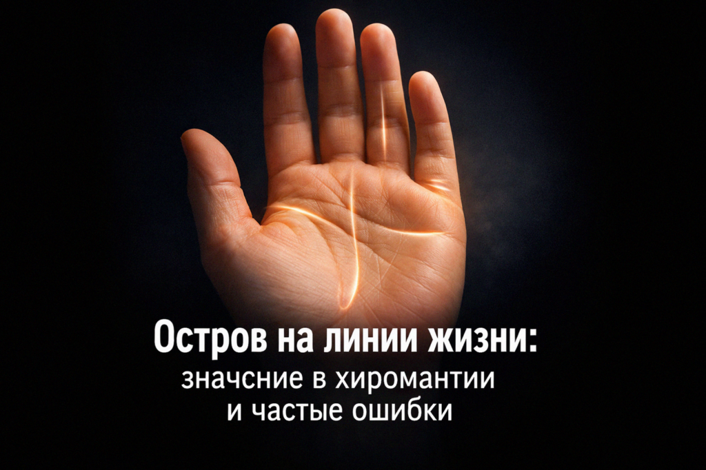    Остров на линии жизни: хиромантия и её значение admin
