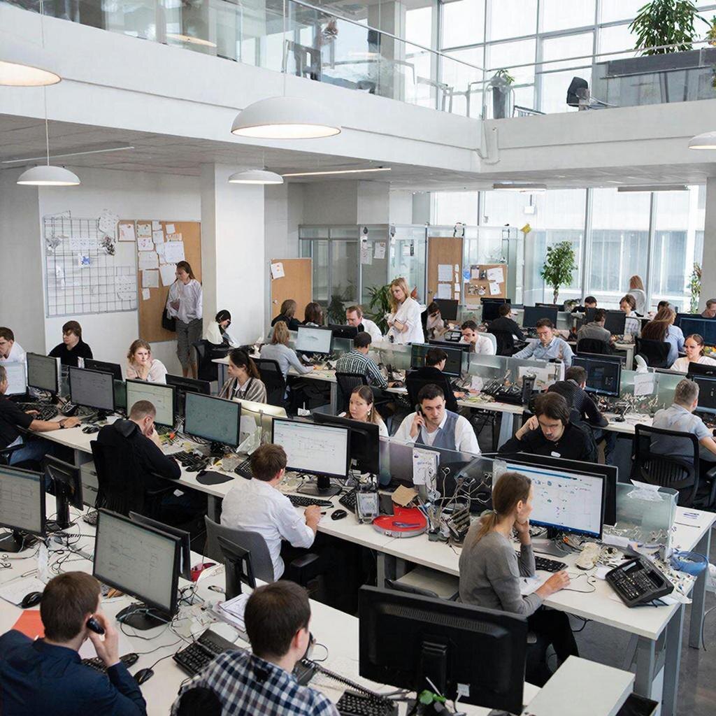 В больших департаментах, координационные потери достигают 35%