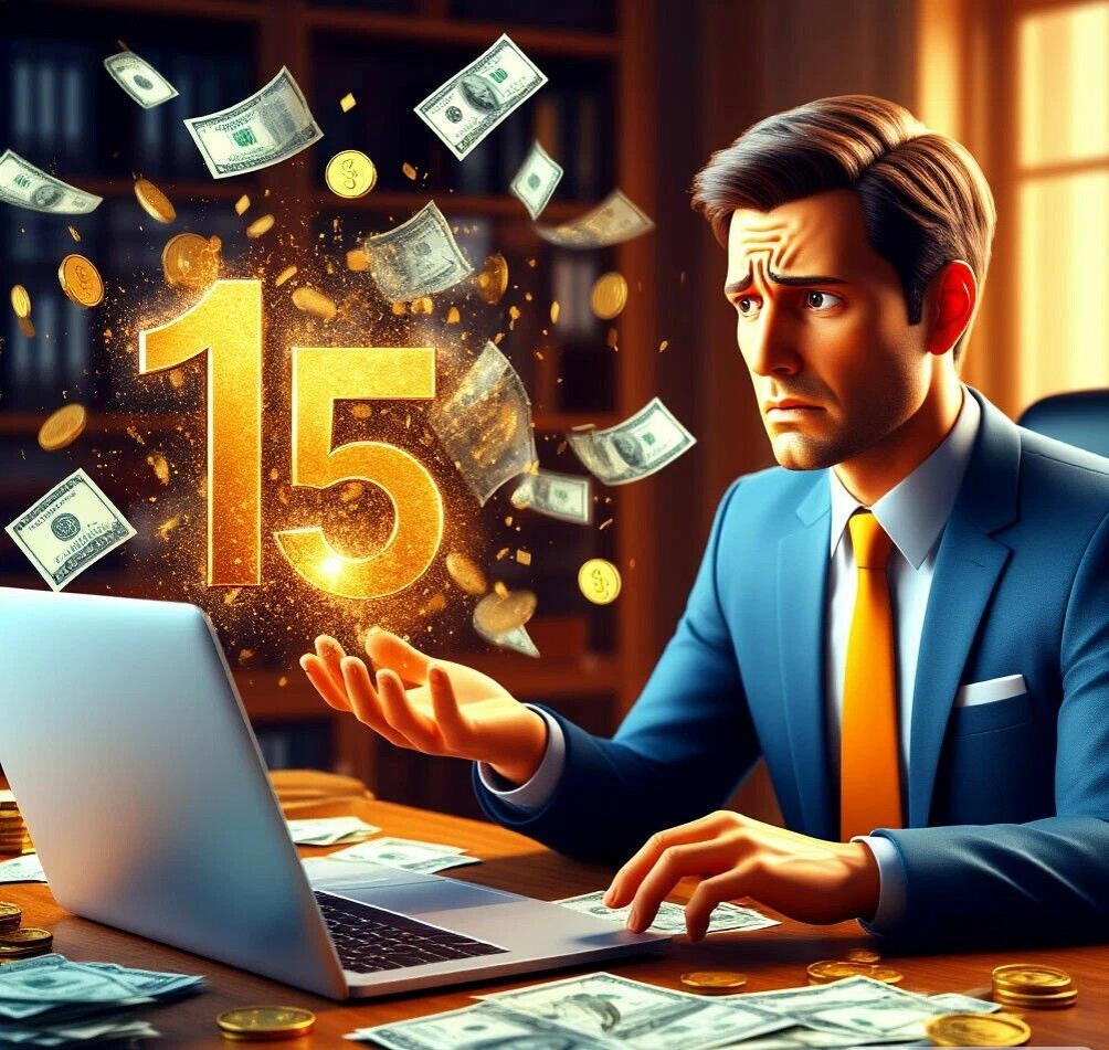 15% - всегда ощутимая потеря.