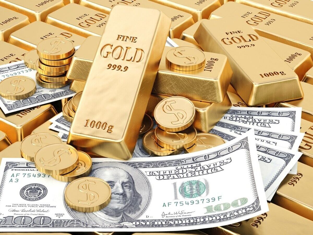    золото и доллар