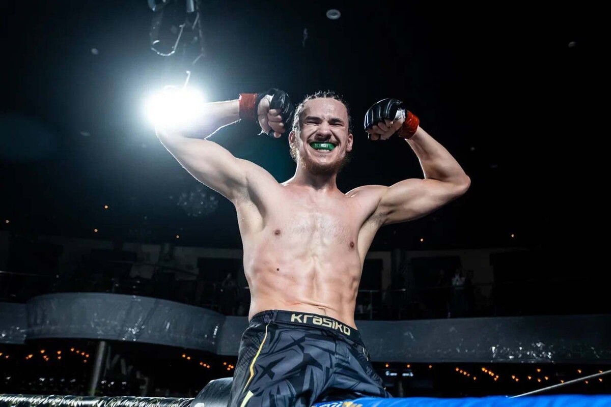  Белорусский боец Артем Бачун. © Лига BFC