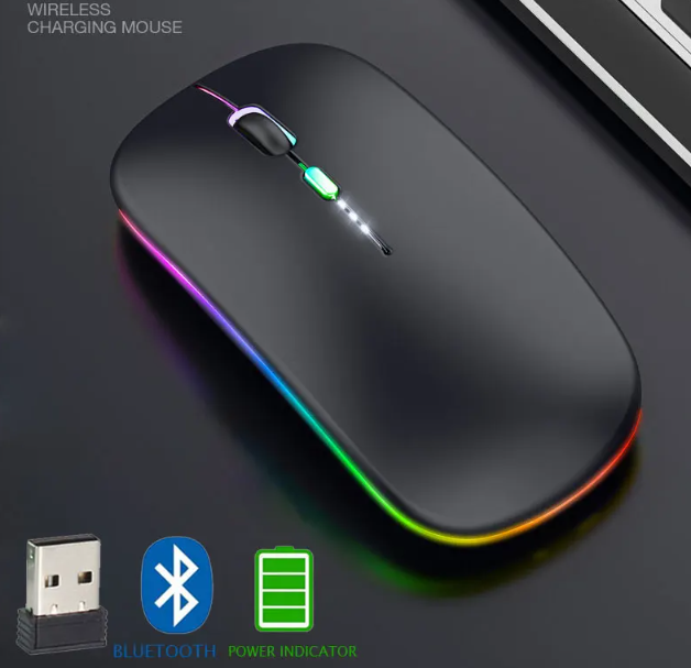 Беспроводная RGB мышь OLOPKY BT5.2