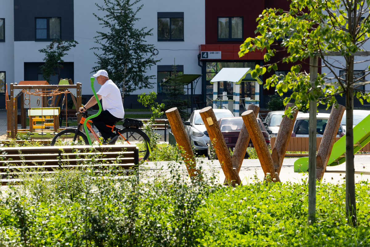 Один из плюсов новых микрорайонов — комплексное обустройство территории 