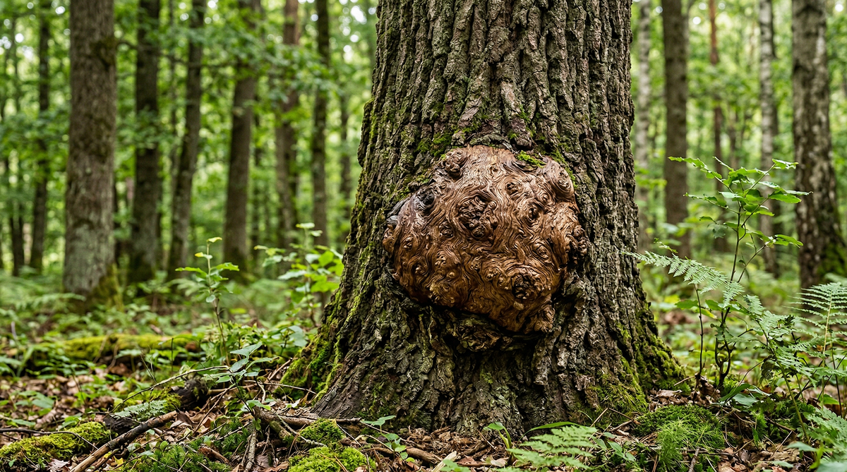 Кап дуба – очень редкое явление