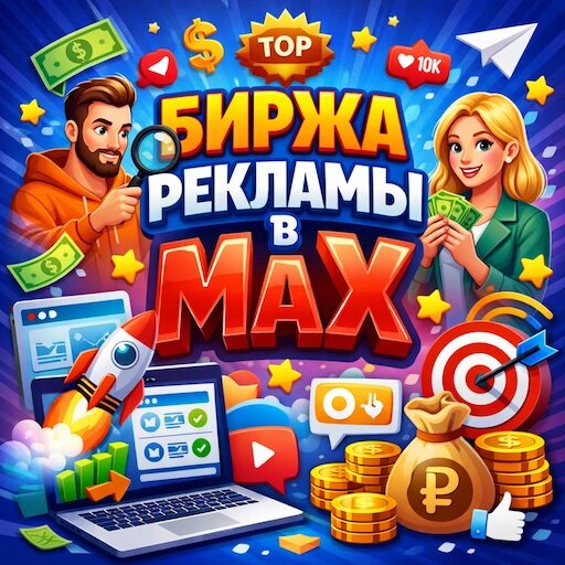 Биржа рекламы в Макс: как выбрать канал и купить размещение без слива бюджета
