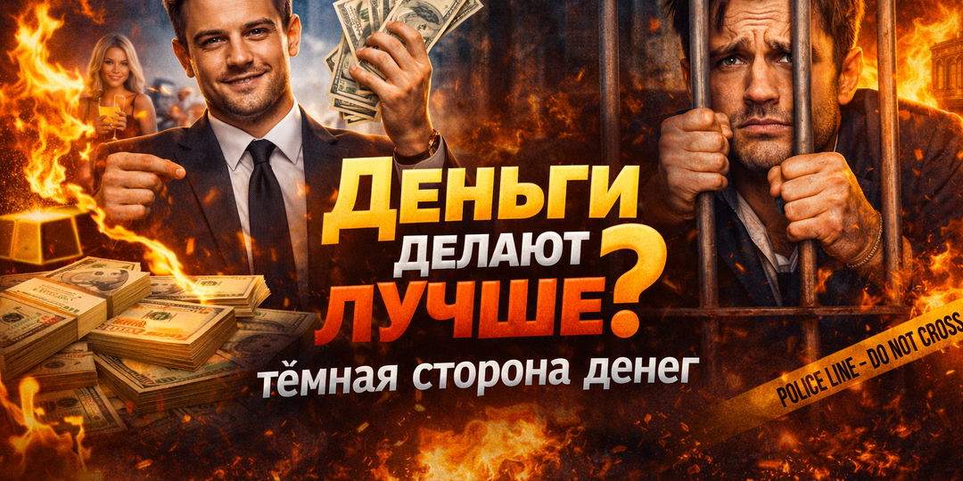 "Деньги делают лучше? Тёмная сторона денег"