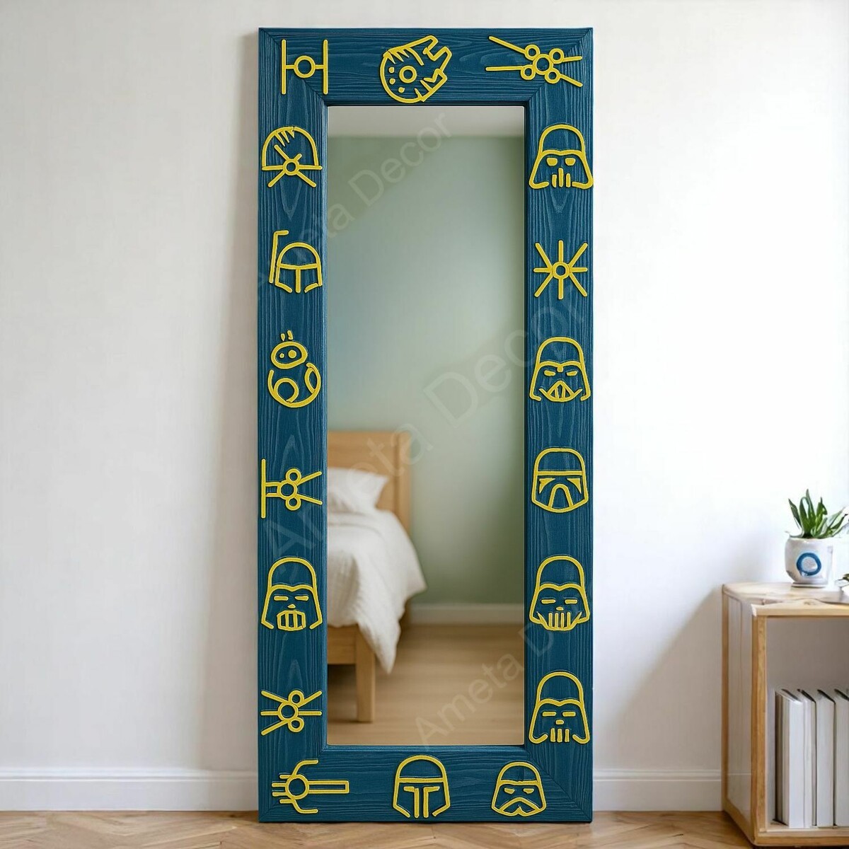 Пример двухцветного зеркала