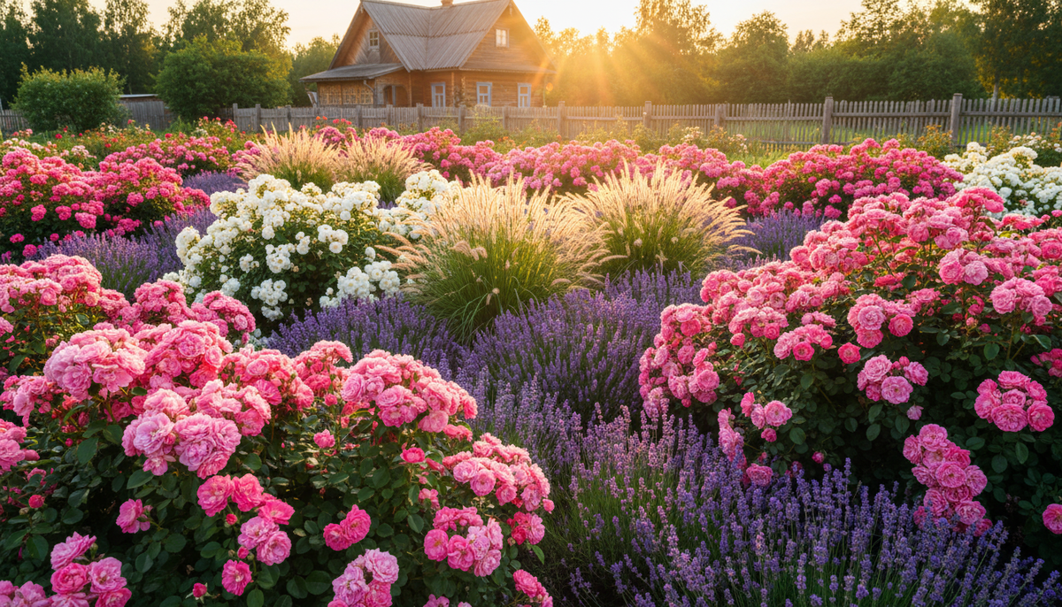 Розарий мечты: правильные соседи делают розы королевами сада