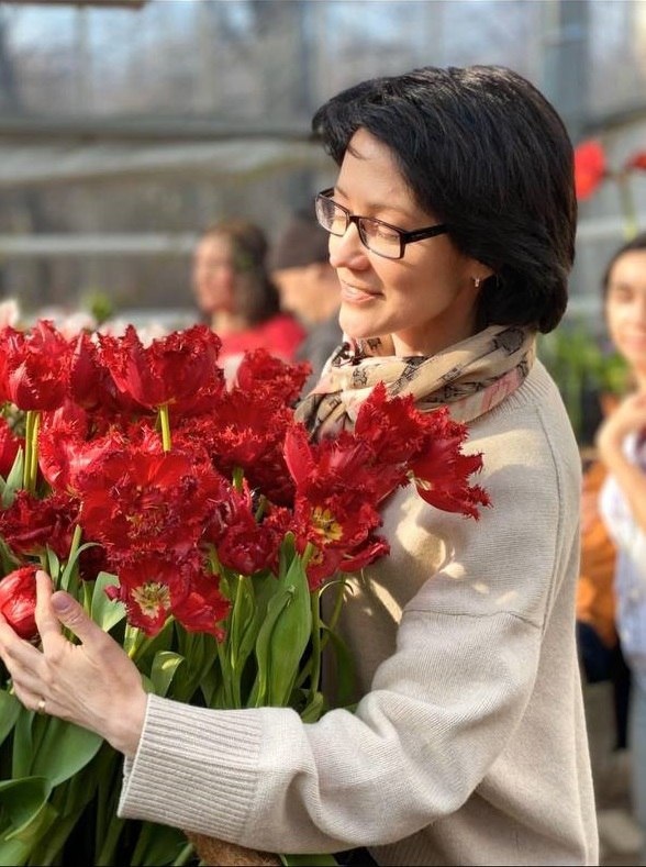 На фото: 
ведущая прогноза погоды на канале НТВ Ирина Полякова