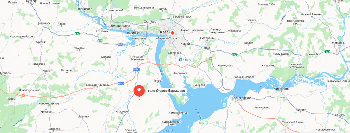 Деревня Старое Барышево, Татарстан