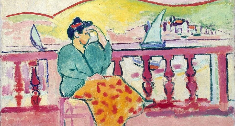    картина «Дама на террасе» Анри Матисс / Википедия